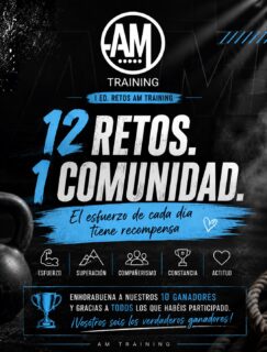 🏆 ¡Finaliza nuestra 1ª EDICIÓN RETOS AM Training! 🏆Después de 12 semanas de esfuerzo, superación y mucha competitividad sana, ya tenemos a los 10 primeros clasificados de nuestra liga de retos. ¡Enhorabuena a tod@s por el gran trabajo realizado y por sus merecidos premios! 👏🎉Pero si algo hemos aprendido durante estas semanas es que los verdaderos GANADORES y GANADORAS sois todos y cada uno de los que habéis participado. Cada persona que se animó a salir de su zona de confort, que luchó por unos segundos más, una repetición más o simplemente por dar su mejor versión en cada reto.Han sido 12 desafíos exigentes, de fuerza, resistencia, equilibrio, control y, sobre todo, de actitud. Y habéis demostrado que el progreso no se mide solo por una clasificación, sino por el compromiso, el esfuerzo y la constancia que ponéis cada día en cada entrenamiento. 💪Gracias por hacerlo posible, por el compañerismo, las risas, los piques sanos y por demostrar una vez más que cuando se trabaja con ilusión, todos ganamos.¡PREPARAROS PARA LA PRÓXIMA EDICIÓN! 🔥#AMTraining #RetoAMTraining #EntrenaMejor #ComunidadAMTraining #Esfuerzo Constancia Superación EntrenamientoPersonal Pilates Fuerza